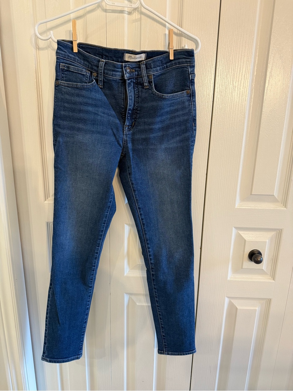 Madewell Skinny Jeans in Dark Blue Wash
